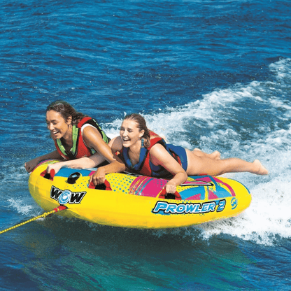 WOW Watersports Prowler Towable 2 Person 2P Starter Kit w 12V Pump Jupiter Gear Home