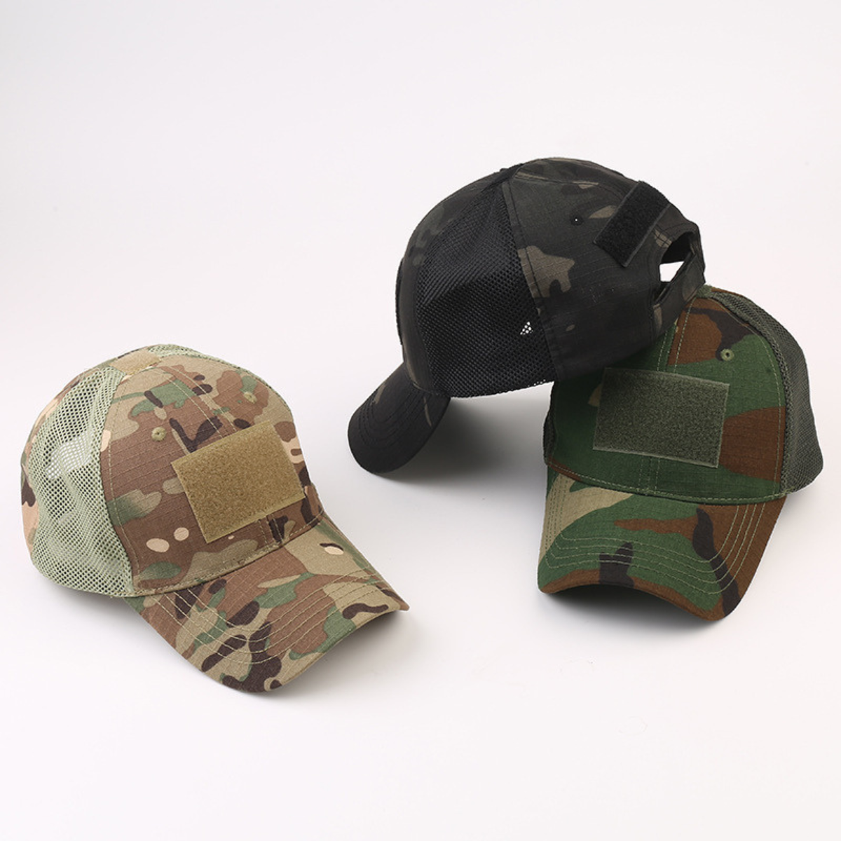 JupiterGear Military-Style Tactical Patch Hat with Adjustable Strap | Breathable &amp; Unisex Jupiter Gear Home
