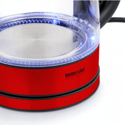 Better Chef 1.7 Liter 360 Degree Glass Cordless Electric Kettle Jupiter Gear Home