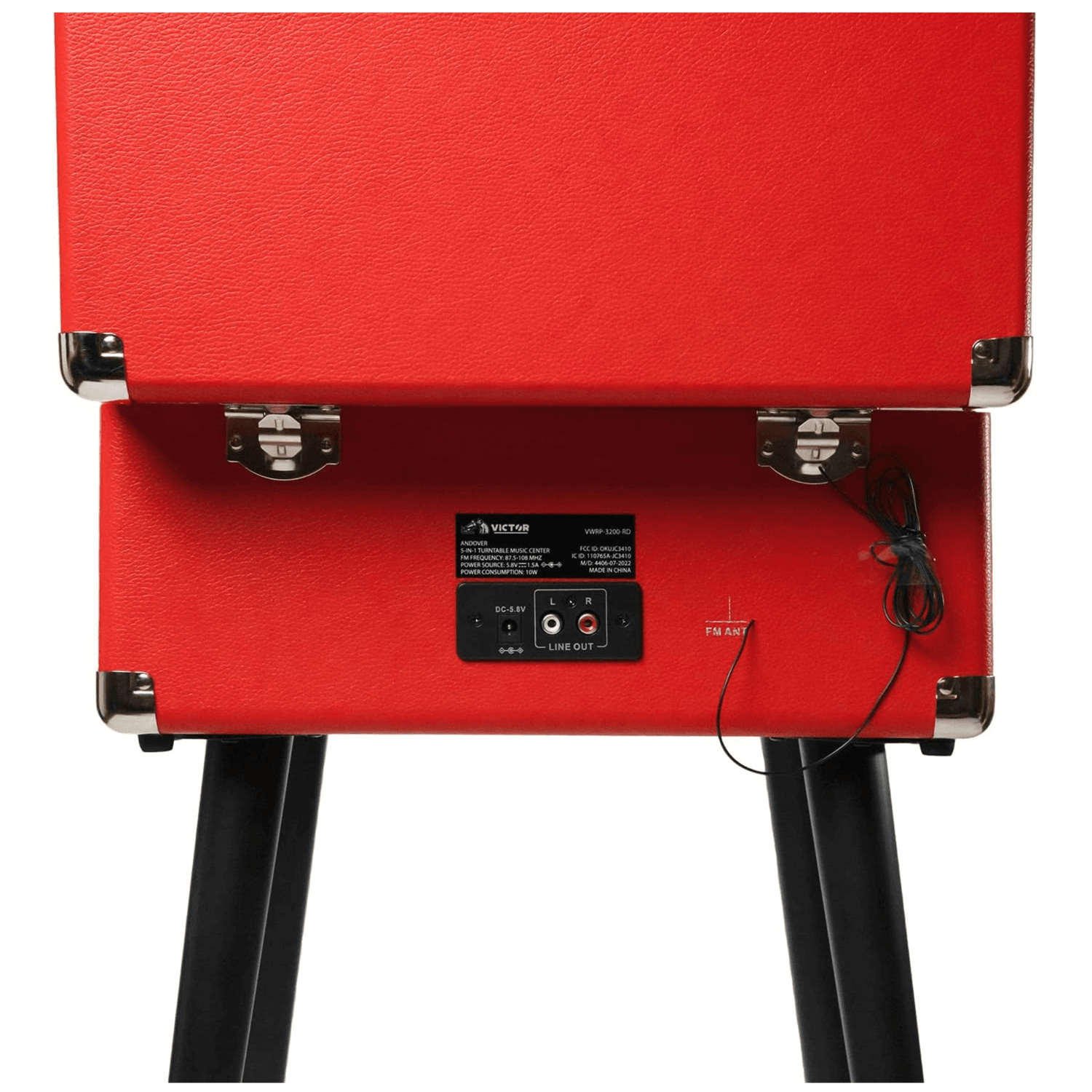 Victor Andover 5-in-1 Music Center Red - Refurbished Jupiter Gear Home