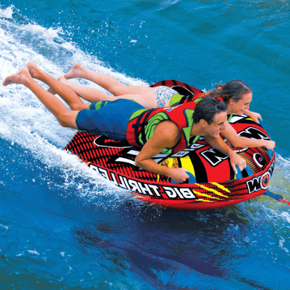WOW Watersports Big Thriller 1 or 2 Person Inflatable Towable Deck Tube Jupiter Gear Home