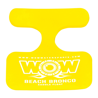 WOW Watersports Beach Bronco for 1 Person 220Ibs or 99kg Maximum Capacity - Yellow Jupiter Gear Home
