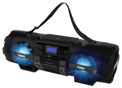 Naxa MP3 &amp; CD Bass Reflex Boombox &amp; PA System with Bluetooth Jupiter Gear Home