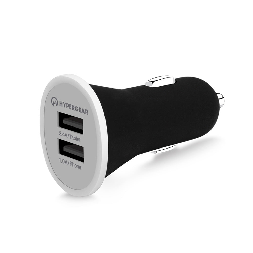 HyperGear Dual USB 2.4A Rubberized Vehicle Charger Gen-2 Jupiter Gear Home