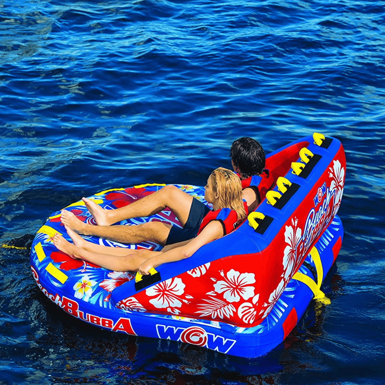 WOW Watersports Beach Bubba 3 Person 3P Towable w Webbing Foam Handles Jupiter Gear Home