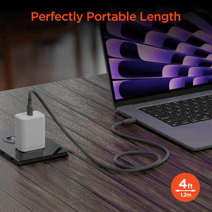 HyperGear Flexi PRO USB-C to USB-C Cable 4ft Jupiter Gear Home
