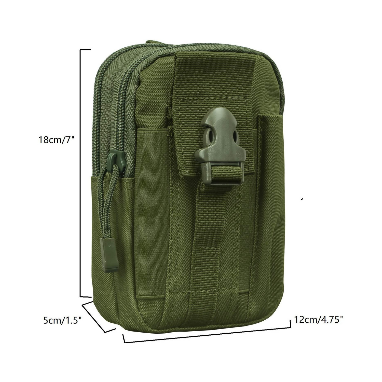 JupiterGear Tactical MOLLE Military Pouch Waist Bag for Hiking, Running and Outdoor Activities Jupiter Gear Home