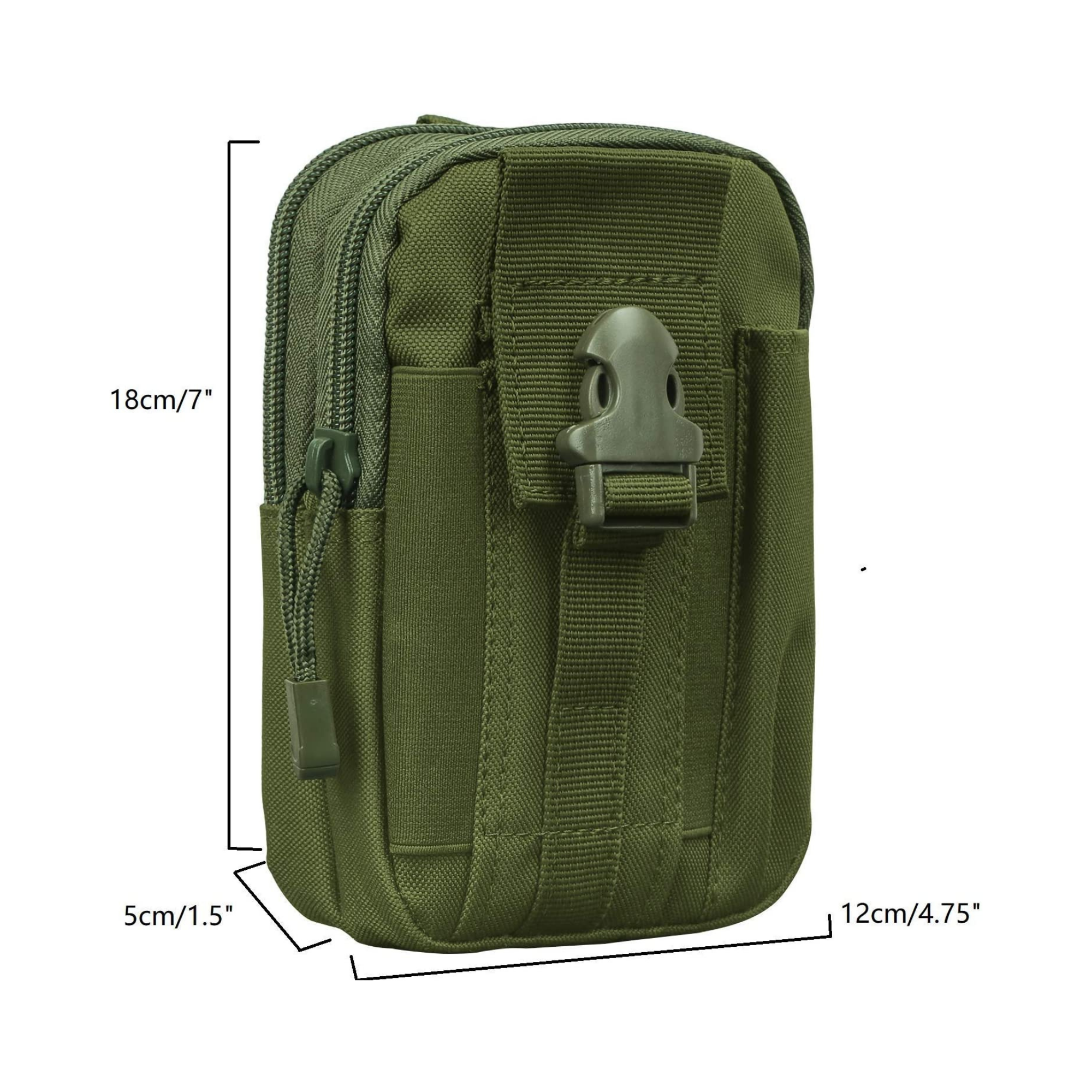 JupiterGear Tactical MOLLE Military Pouch Waist Bag for Hiking, Running and Outdoor Activities Jupiter Gear Home