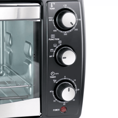 Better Chef 20-Liter 6-Slice Toaster Oven Broiler Jupiter Gear Home