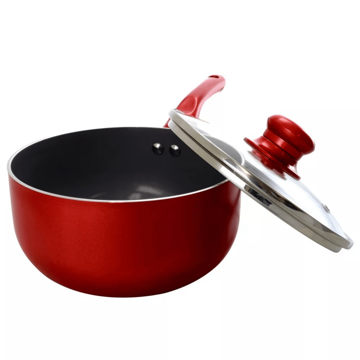 Better Chef 1.5Qt Ceramic-Coated Saucepan with Glass Lid Jupiter Gear Home