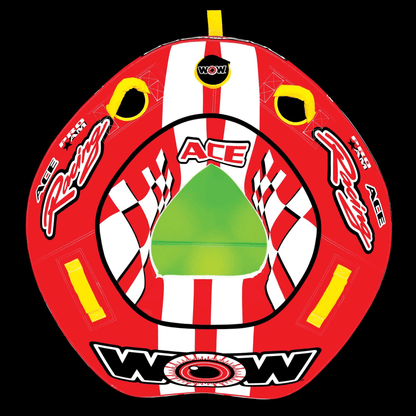 WOW Watersports Ace Racing Boat Tube 1 Person Inflatable Towable Tube Jupiter Gear Home