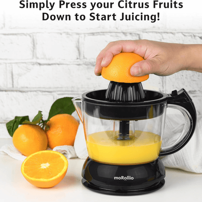 moRollio Compact 24oz Electric Citrus Juicer Jupiter Gear Home