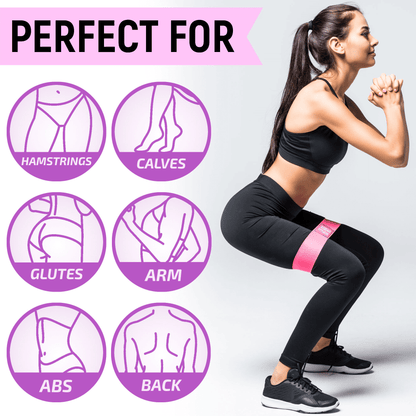 XGear Fitness Set of 3 Womens Butt and Hip Exercise Bands Jupiter Gear Home