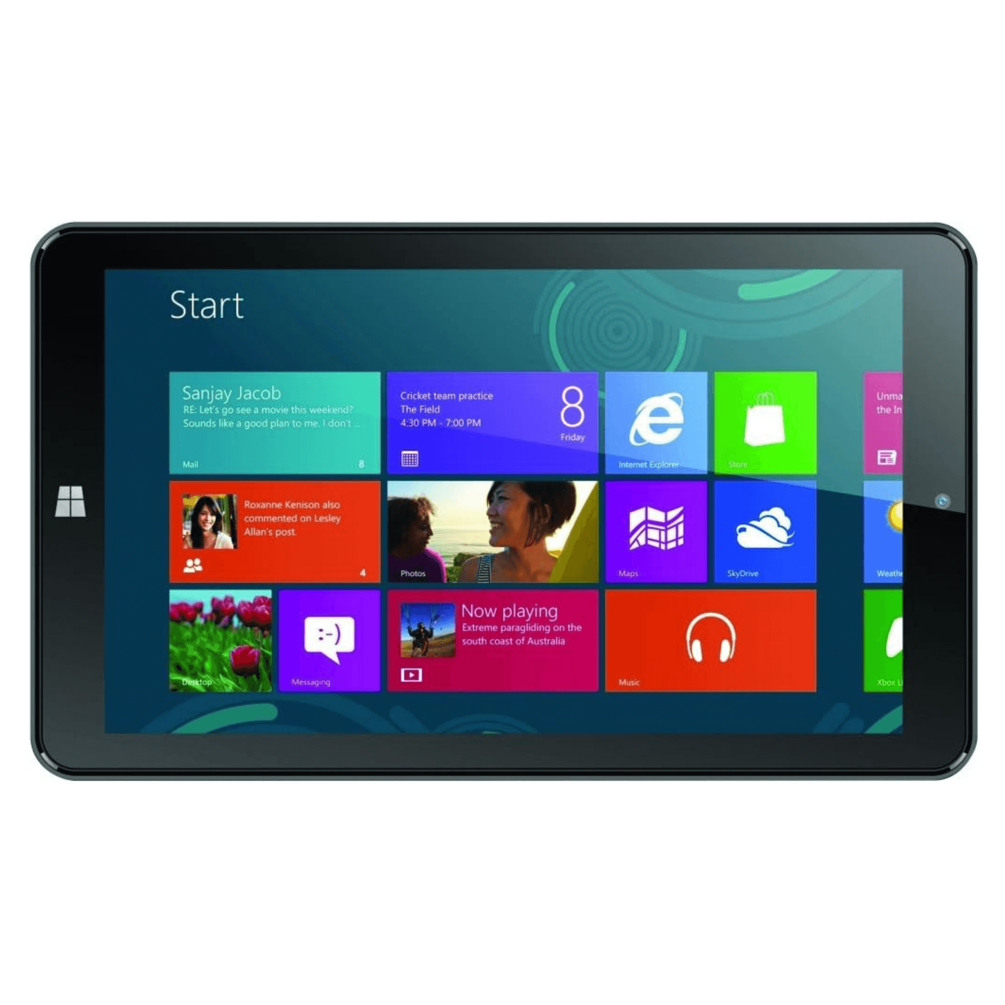 Naxa 16GB 9" Quad Core Tablet with Keyboard &amp; Windows 10 - Refurbished Jupiter Gear Home