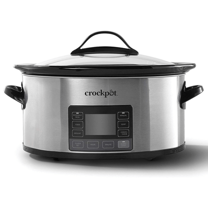 Crockpot 6-Quart My Time Digital Programmable Slow Cooker and Food Warmer Jupiter Gear Home