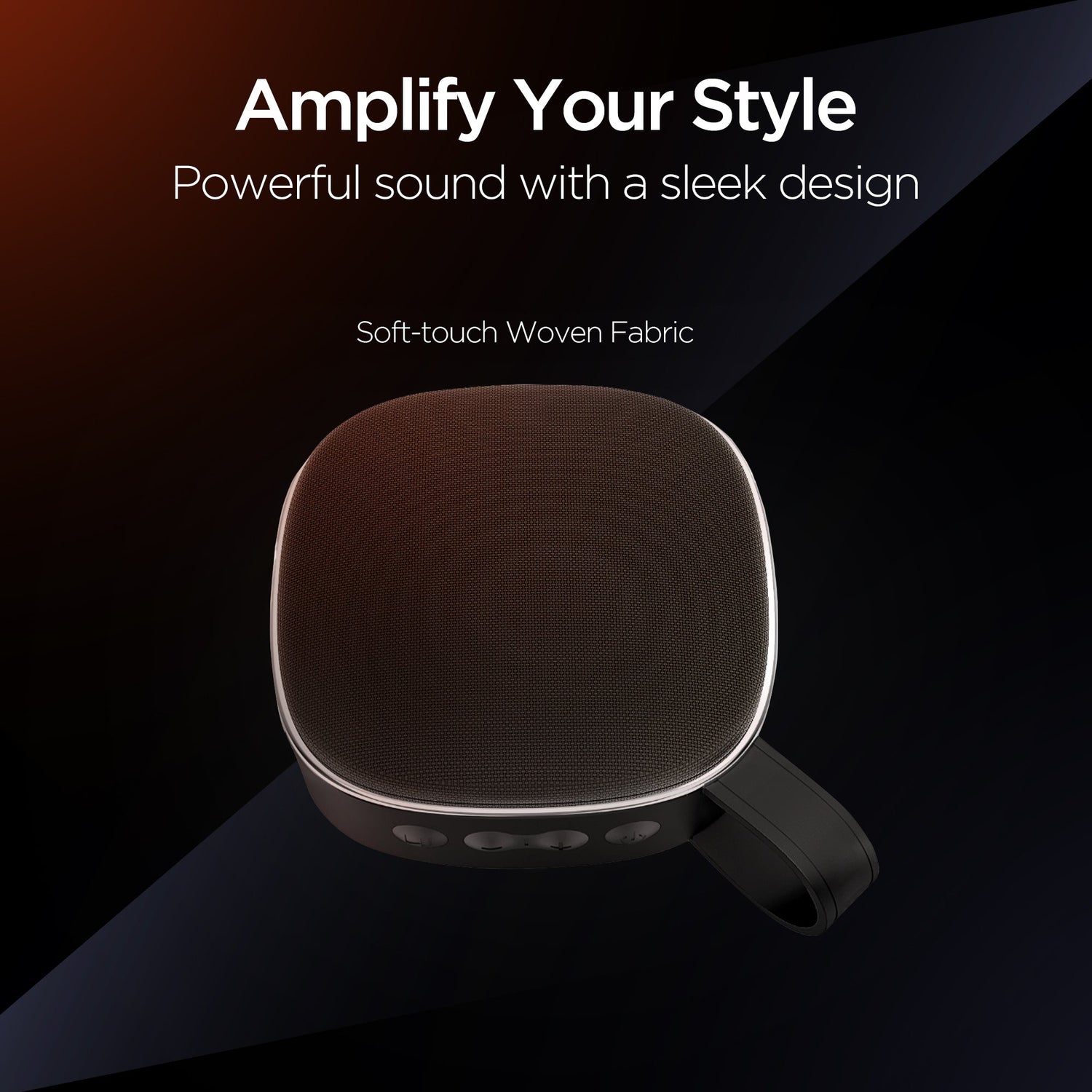 HyperGear Fabrix Mini Wireless Speaker for Easy Pairing w Built-In Mic Jupiter Gear Home