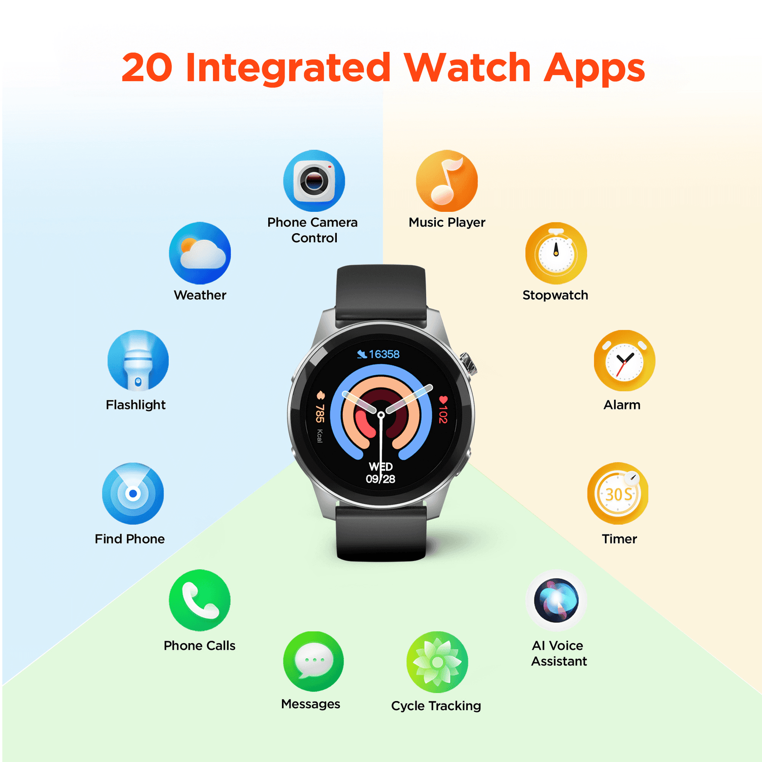 HyperGear SmartWatch + Fitness Tracker Jupiter Gear Home