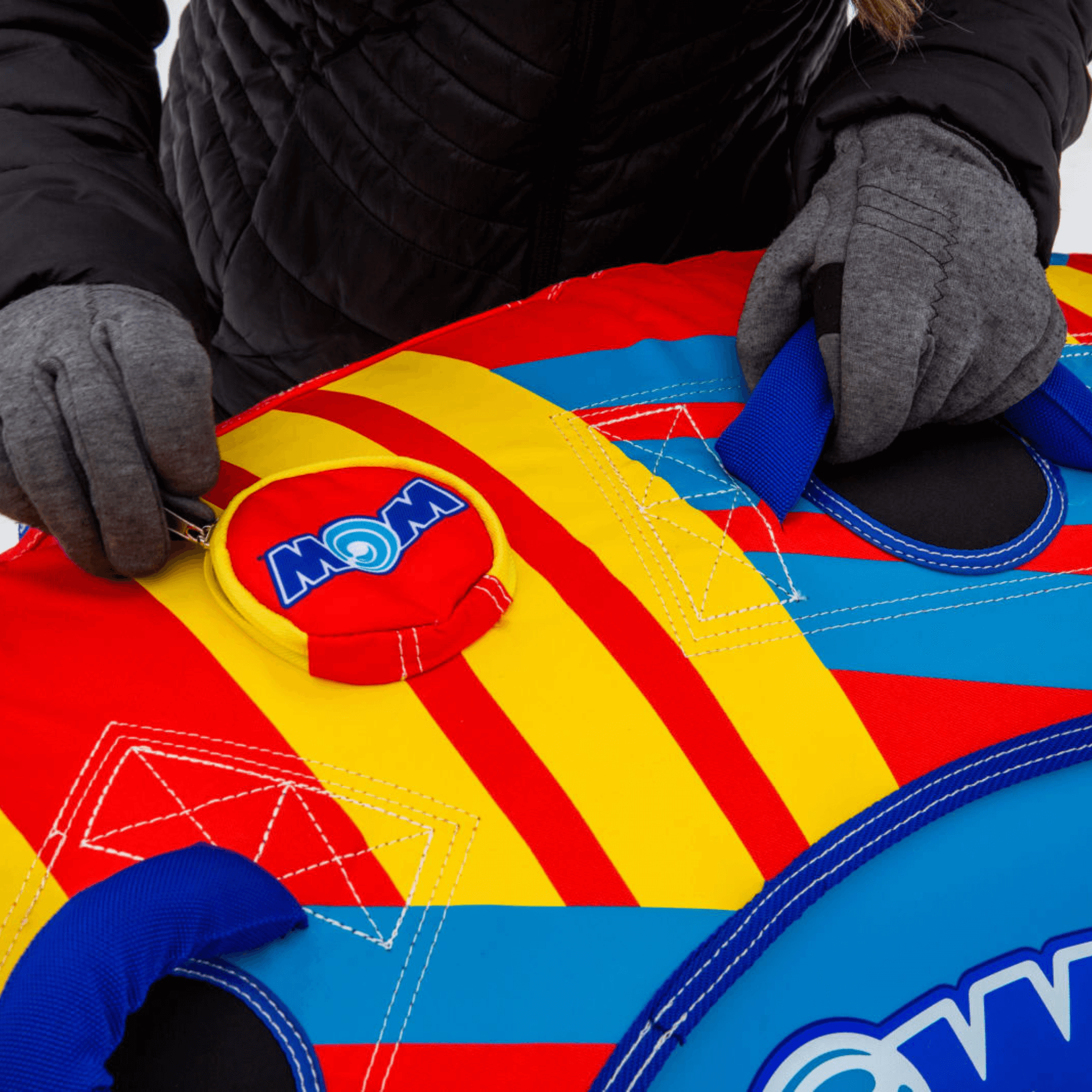 WOW Watersports Tracer Snow Tube Towable for Summer &amp; Winter Action Jupiter Gear Home