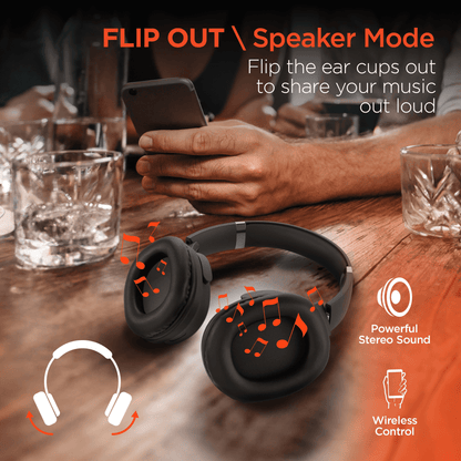 HyperGear Flip 2-in-1 Headphones Plus Speaker Jupiter Gear Home