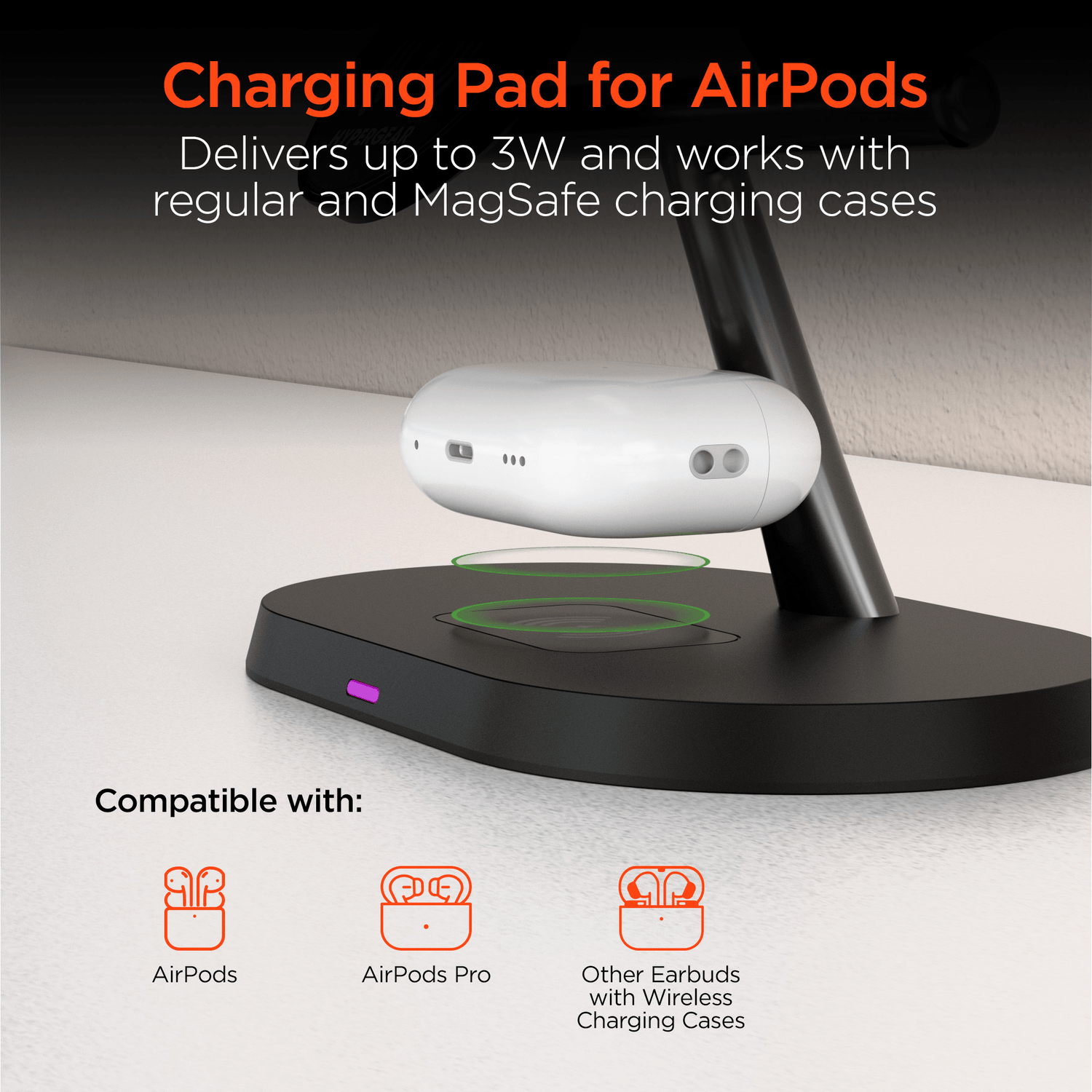 HyperGear MaxCharge Pro 3-in-1 Magsafe Charging Stand Jupiter Gear Home