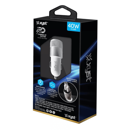 Xyst 40-Watt Dual USB-C Car Charger Jupiter Gear Home