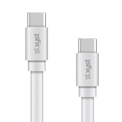 Xyst Flat USB-C to USB-C Charge and Sync Cable 4Ft Jupiter Gear Home