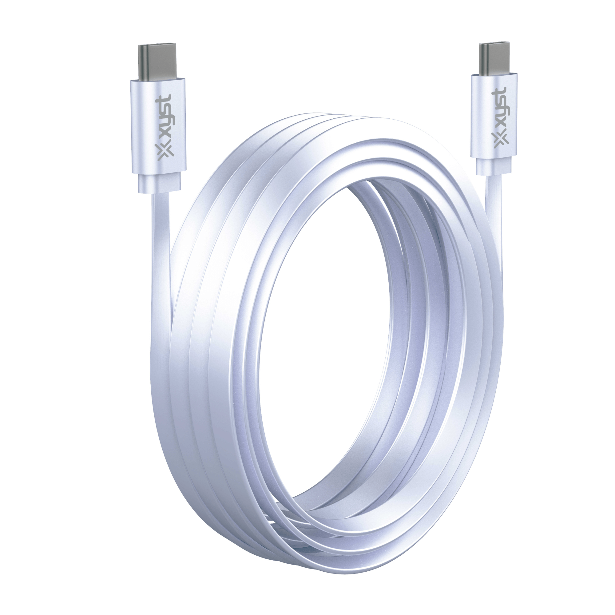 Xyst Flat USB-C to USB-C Charge and Sync Cable 4Ft Jupiter Gear Home