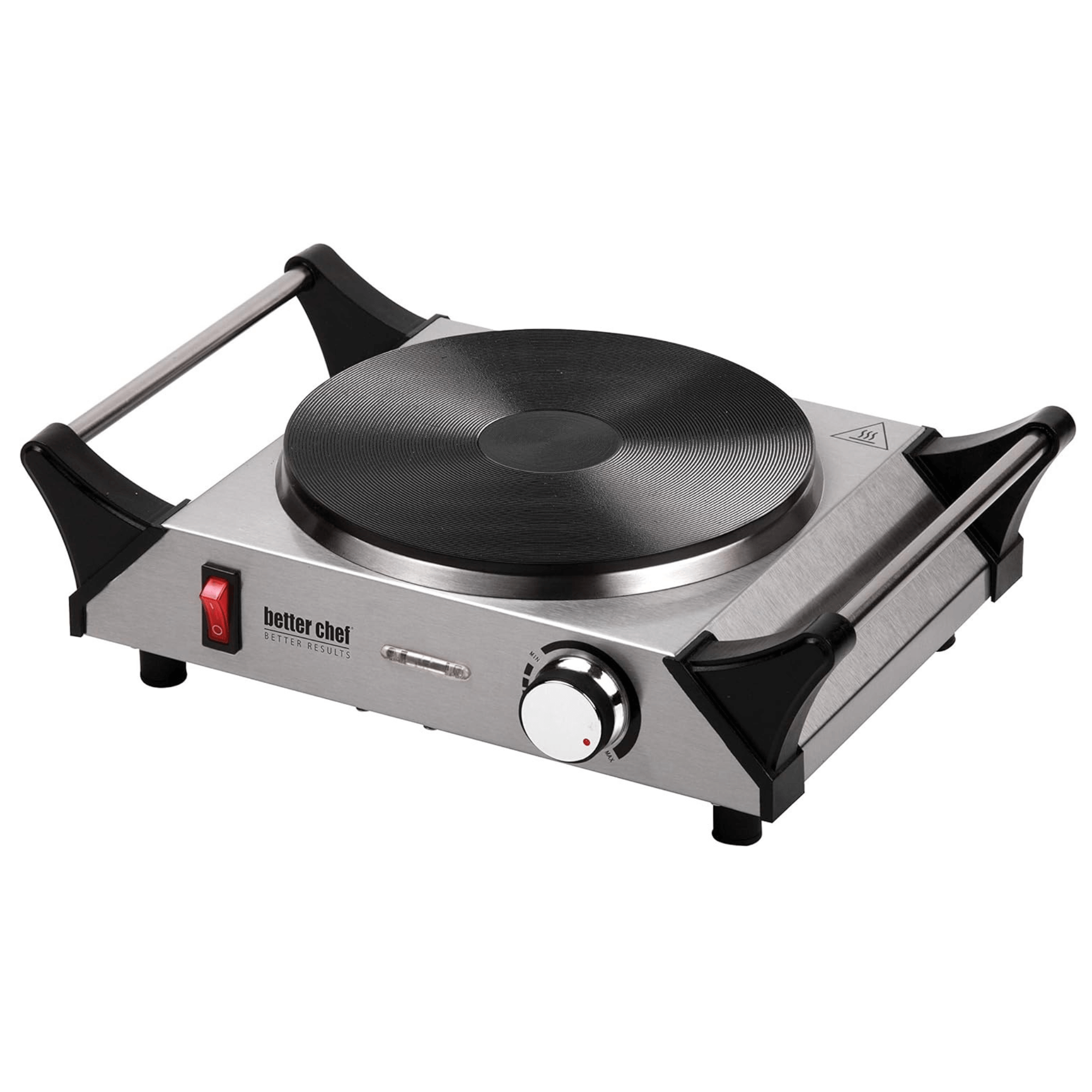 Better Chef Stainless Steel Electric Solid Element Countertop Single Burner Jupiter Gear Home