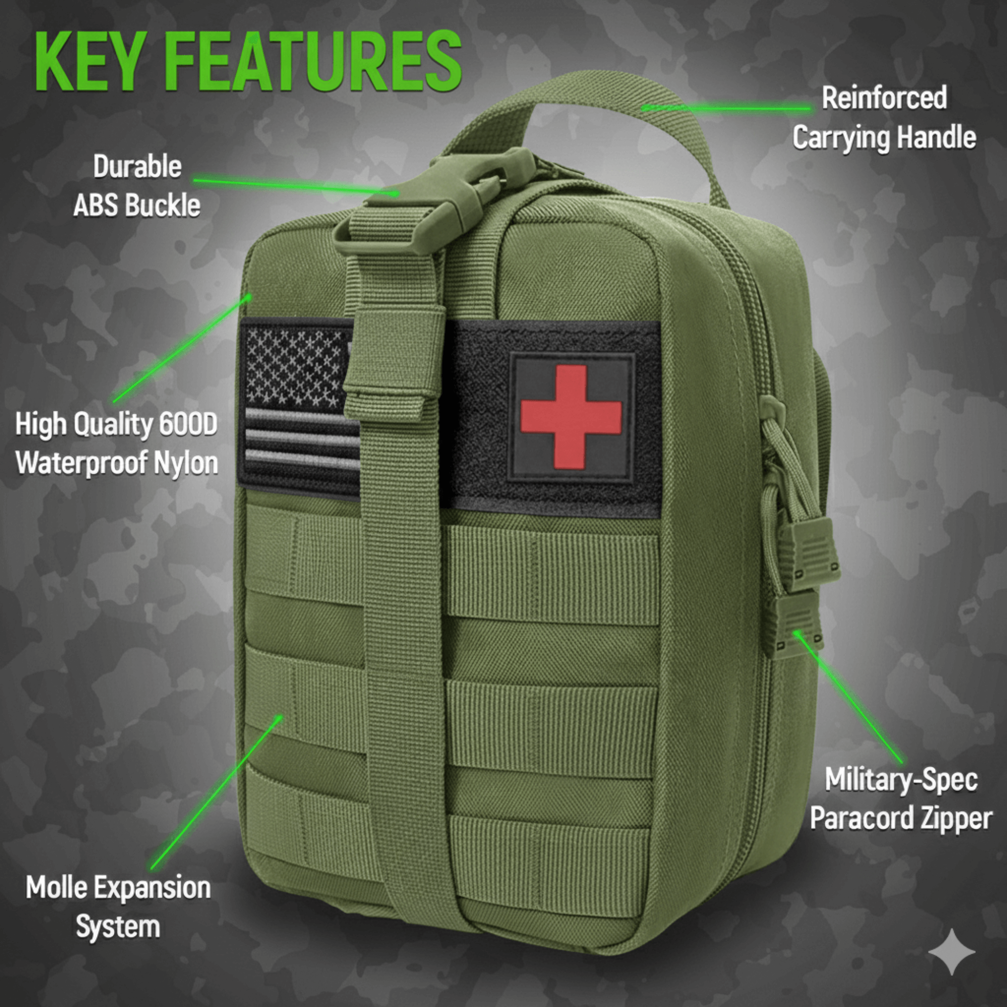 XGear Tactical Small Tactical First Aid Bag IFAK Pouch Jupiter Gear Home