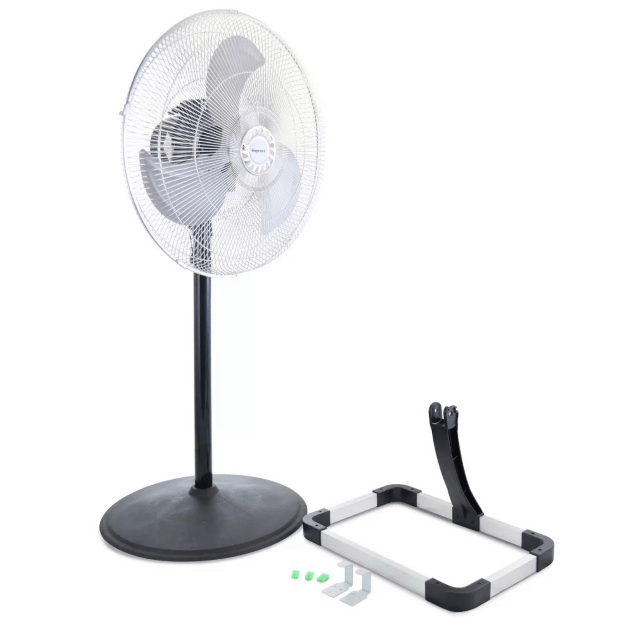 Impress 18-Inch 3-in-1 High-Velocity Fan with Floor Stand and Wall Mount Jupiter Gear Home