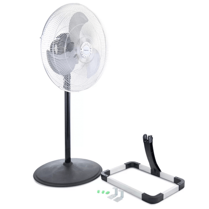 Impress 18-Inch 3-in-1 High-Velocity Fan with Floor Stand and Wall Mount Jupiter Gear Home