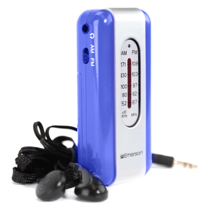 Emerson Portable AMFM Radio with Earbuds and Wide Frequency Range of Stations Jupiter Gear Home