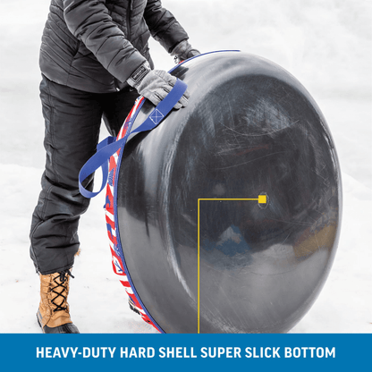 WOW Watersports Legend Hard-Bottom Snow Tube for 1 Person Jupiter Gear Home