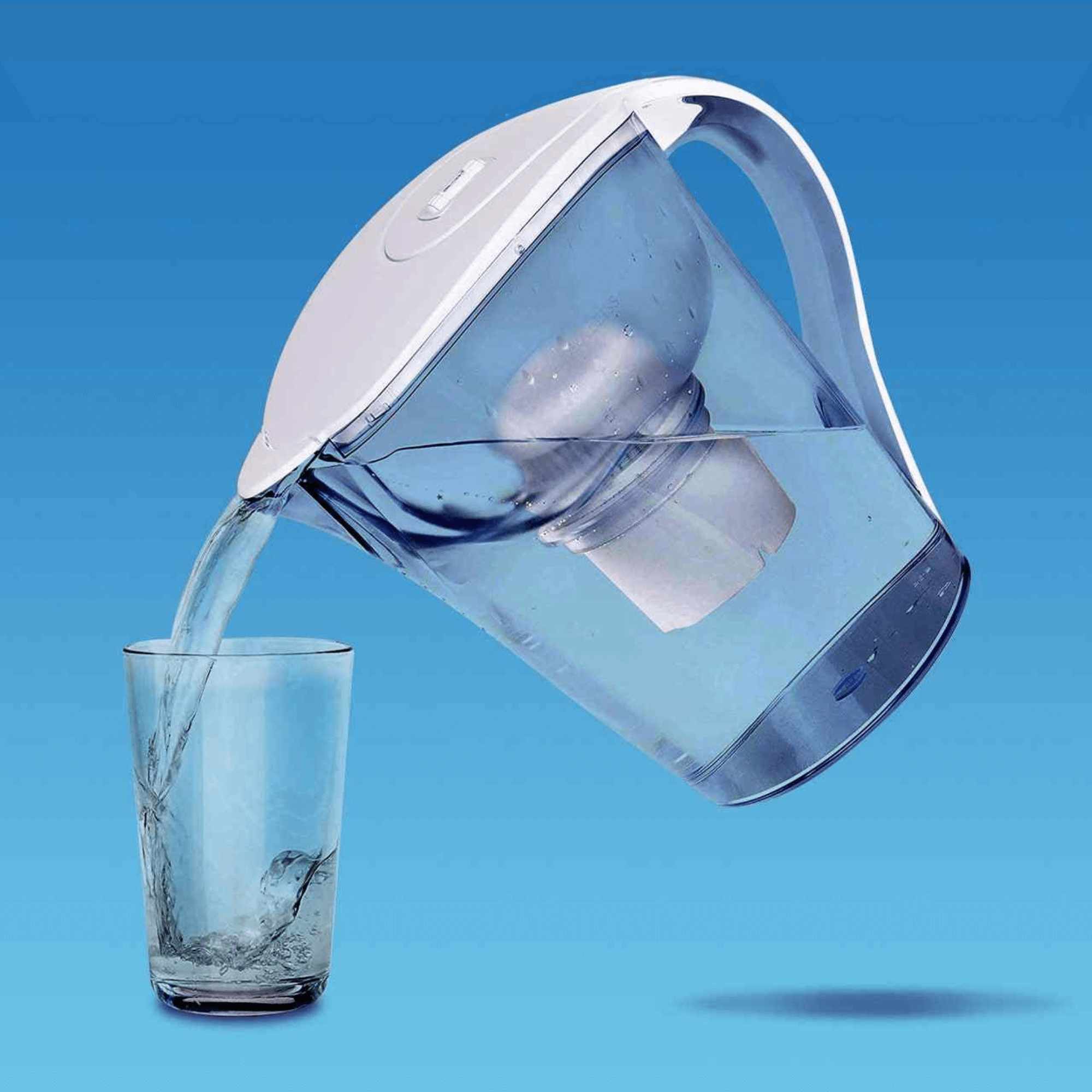 AquaBliss 10-Cup Water Filter Pitcher with 3 XL Filters Jupiter Gear Home