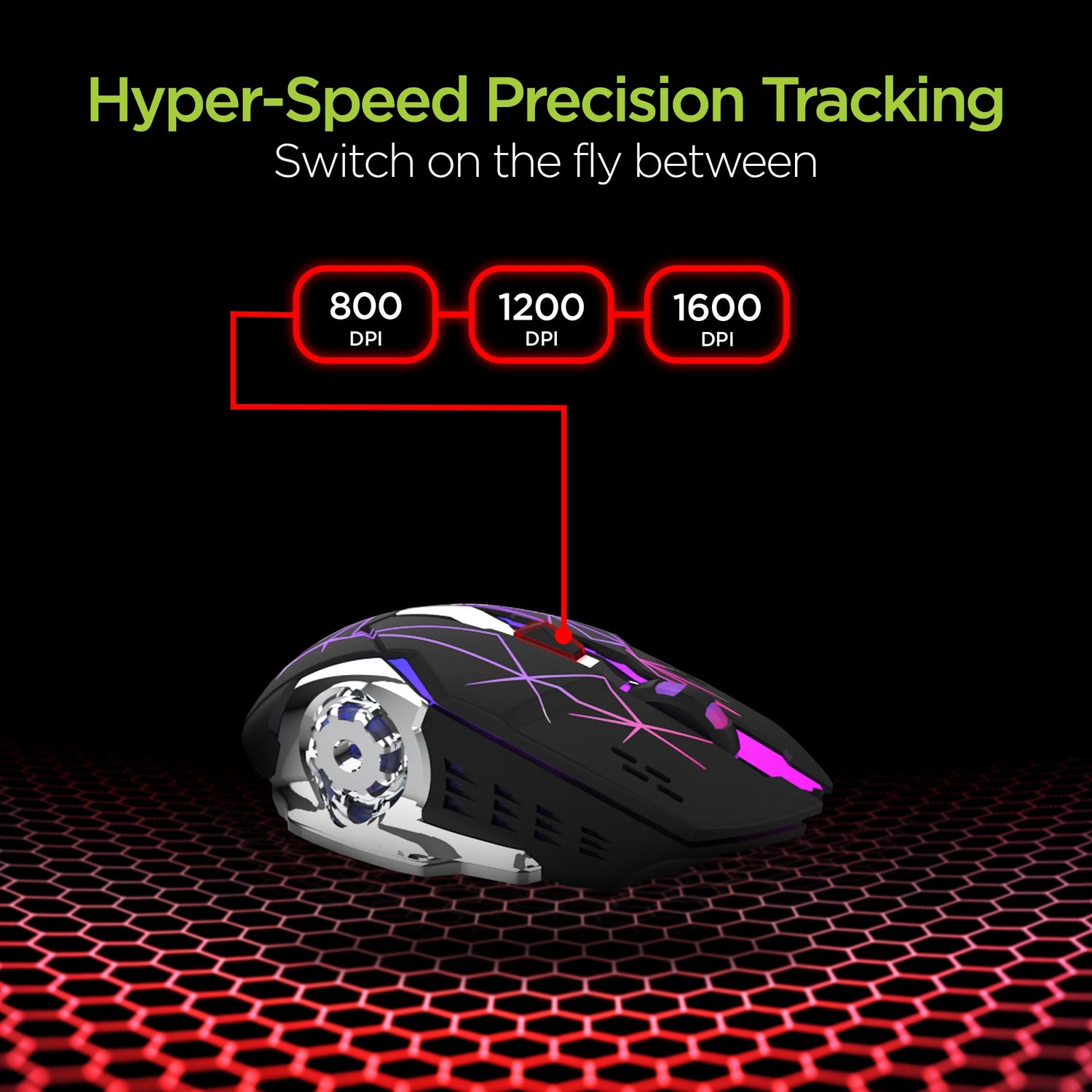 HyperGear Chromium Wireless Gaming Mouse for Extended Play Sessions Jupiter Gear Home