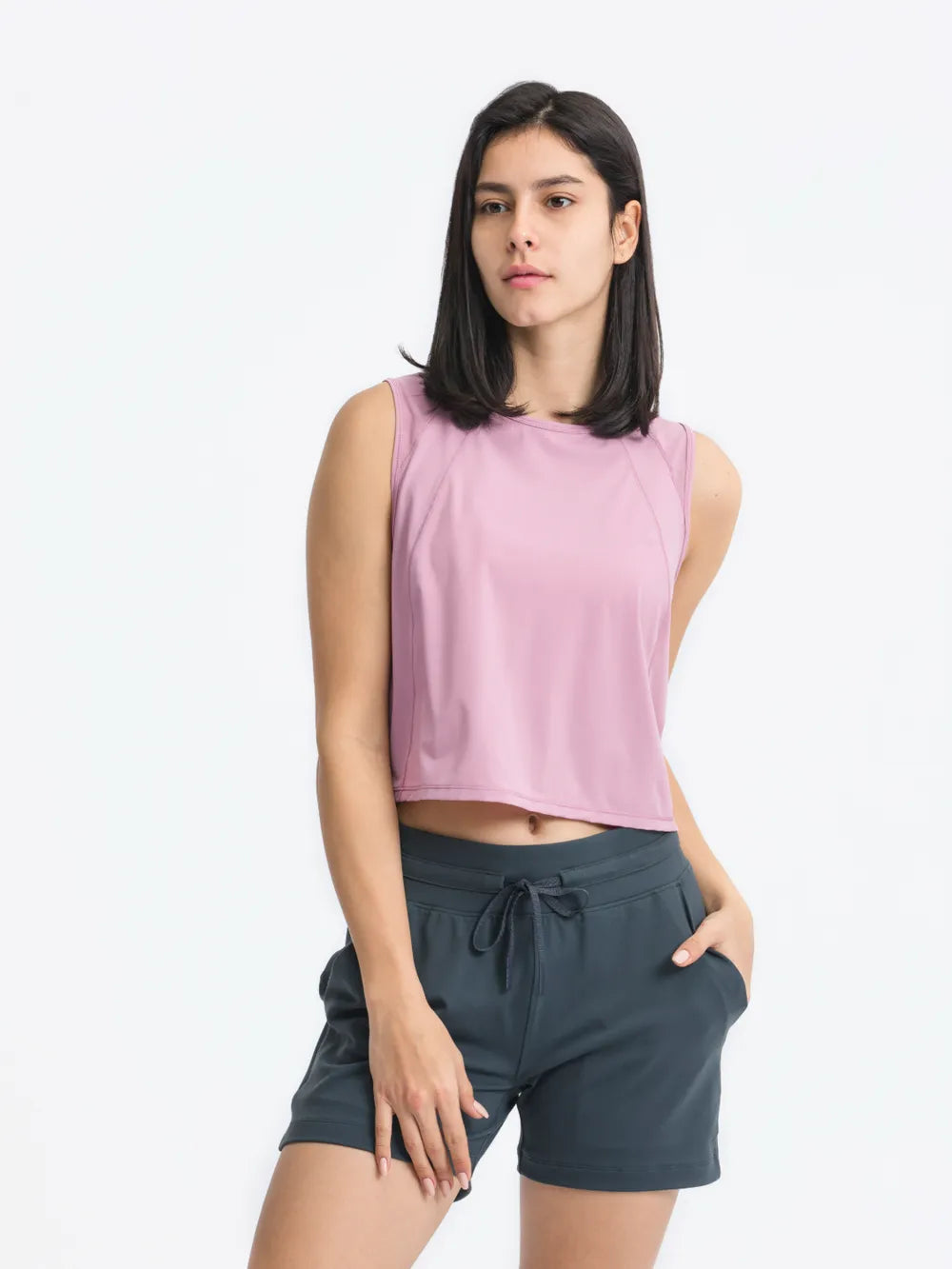 JupiterGear Round-Neck Cropped Tank Jupiter Gear Home
