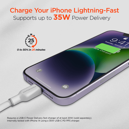 HyperGear Flexi PRO USB-C to Lightning Cable 4ft Jupiter Gear Home