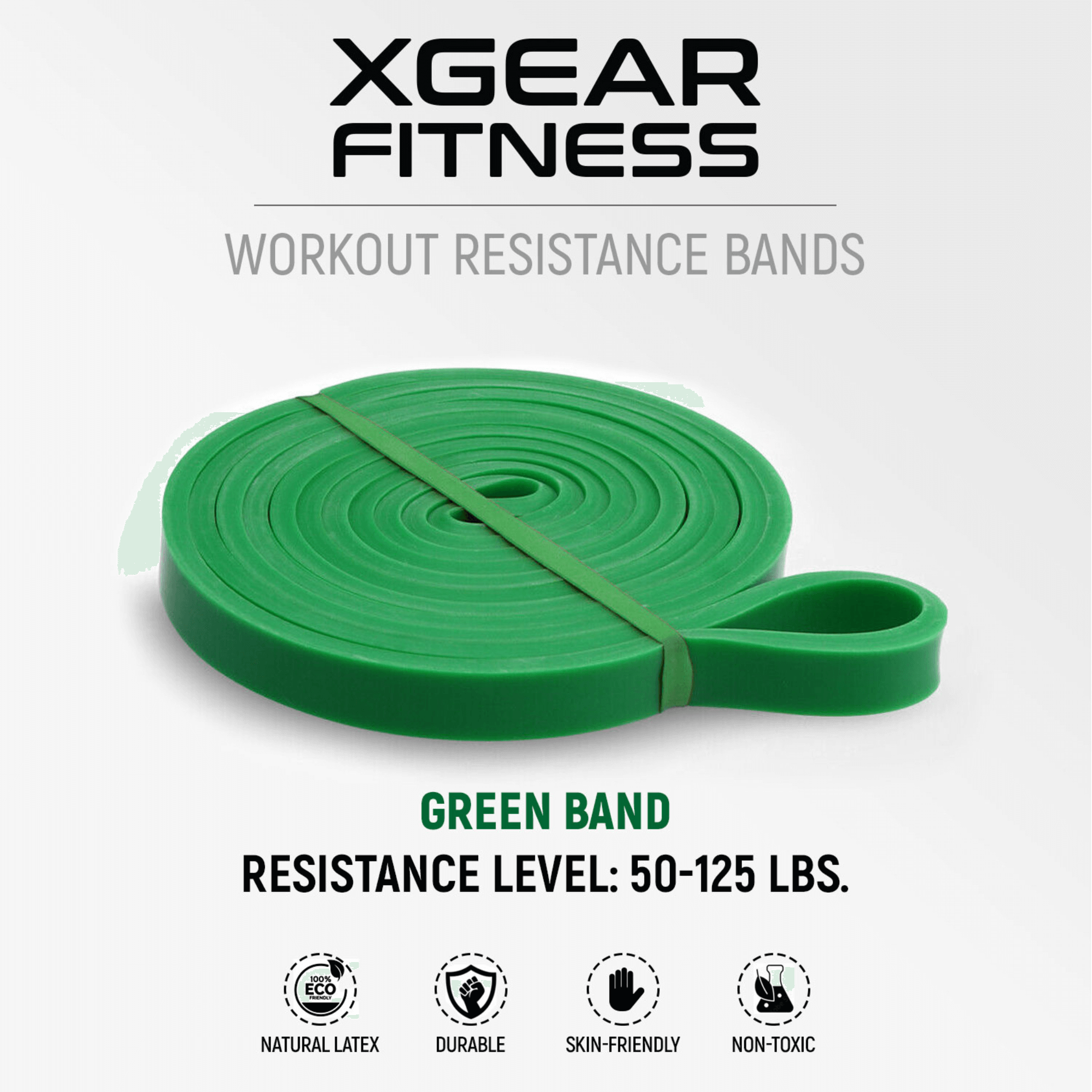 XGear Fitness XG-PRO Heavy Duty Exercise Resistance Bands Jupiter Gear Home