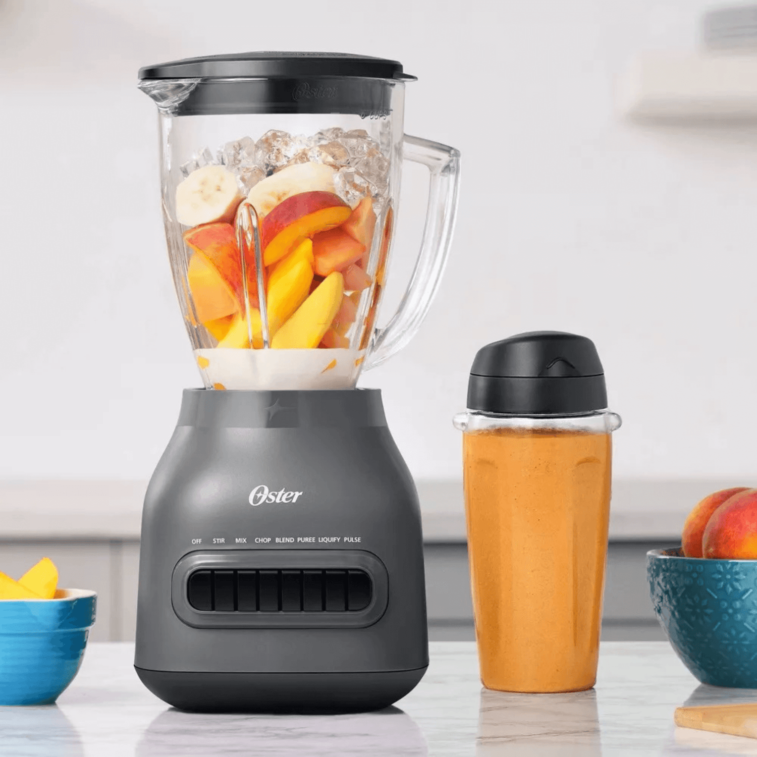 Oster 8-Speed Glass Jar Blender with 20oz Blend-n-Go Cup Jupiter Gear Home