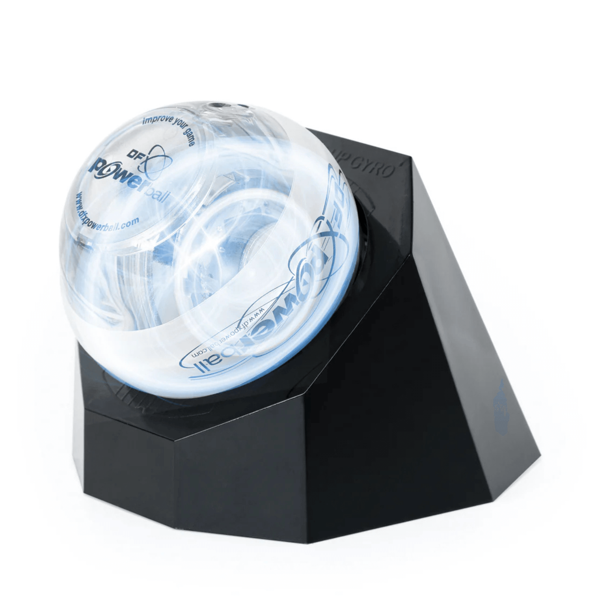DFX Powerball Platinum Edition Hand Gyroscope Resistance Trainer with Powerdock Jupiter Gear Home