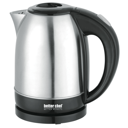 Better Chef 1.7L 7.2-Cup Stainless Steel Cordless Electric Kettle Jupiter Gear Home