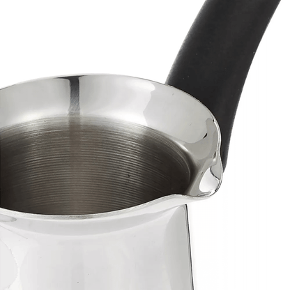 Korkmaz Orbit Stainless Steel 4-Cup Turkish Coffee Pot Jupiter Gear Home