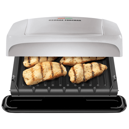 George Foreman 4-Serving Indoor Electric Grill White - REFURBISHED Jupiter Gear Home