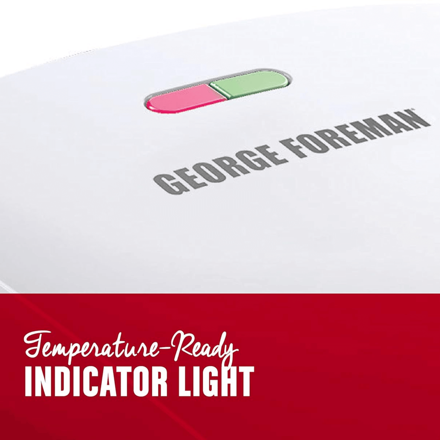 George Foreman 4-Serving Indoor Electric Grill White - REFURBISHED Jupiter Gear Home