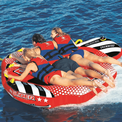 WOW Watersports Glider 3 Person 3P Towable with Flex Seating Jupiter Gear Home