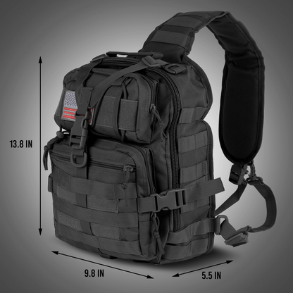 XGear Tactical 14L Range Sling Bag Backpack with Adjustable Strap Jupiter Gear Home