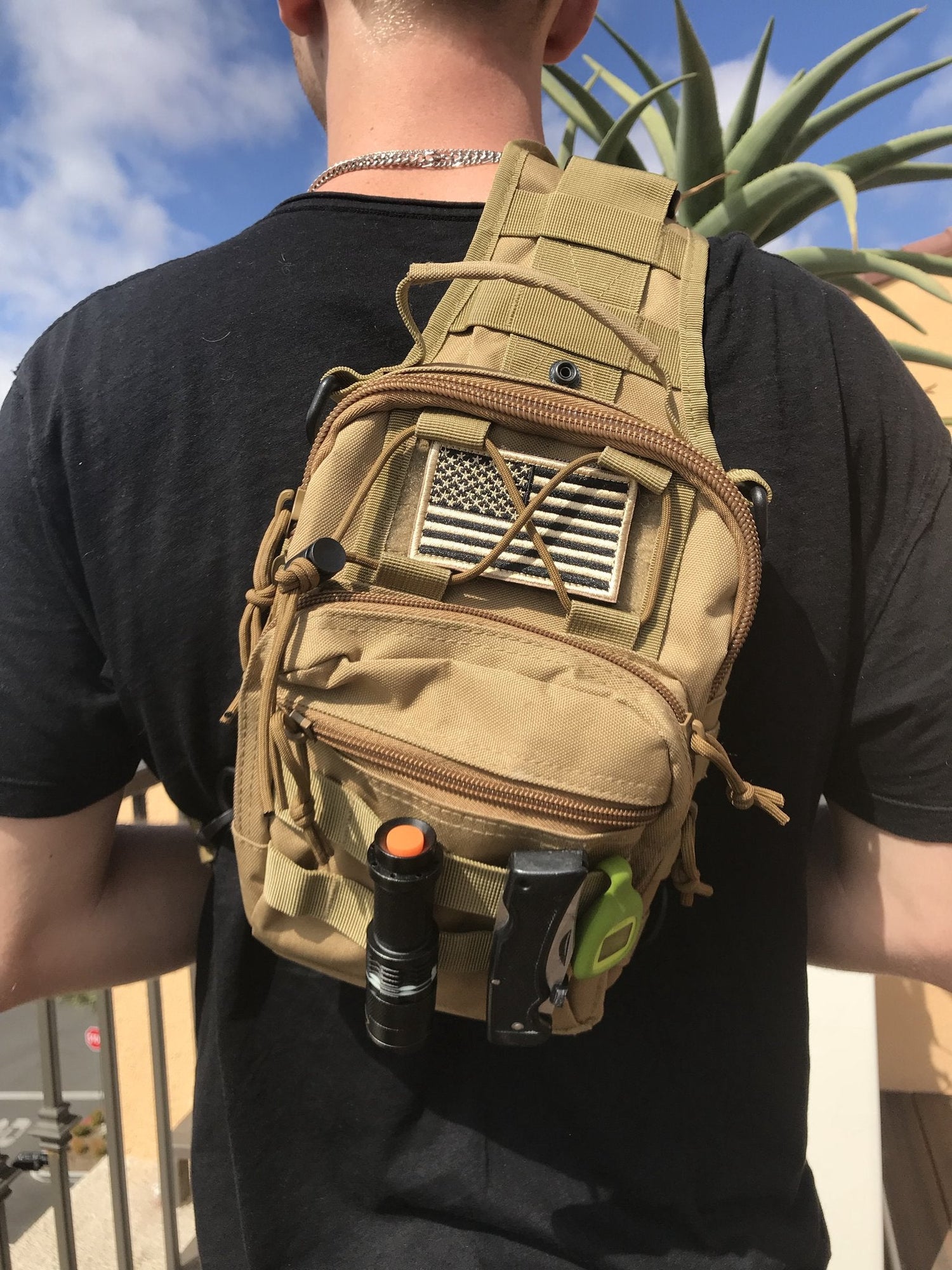 JupiterGear Tactical USA Flag Patch with Detachable Backing Jupiter Gear Home