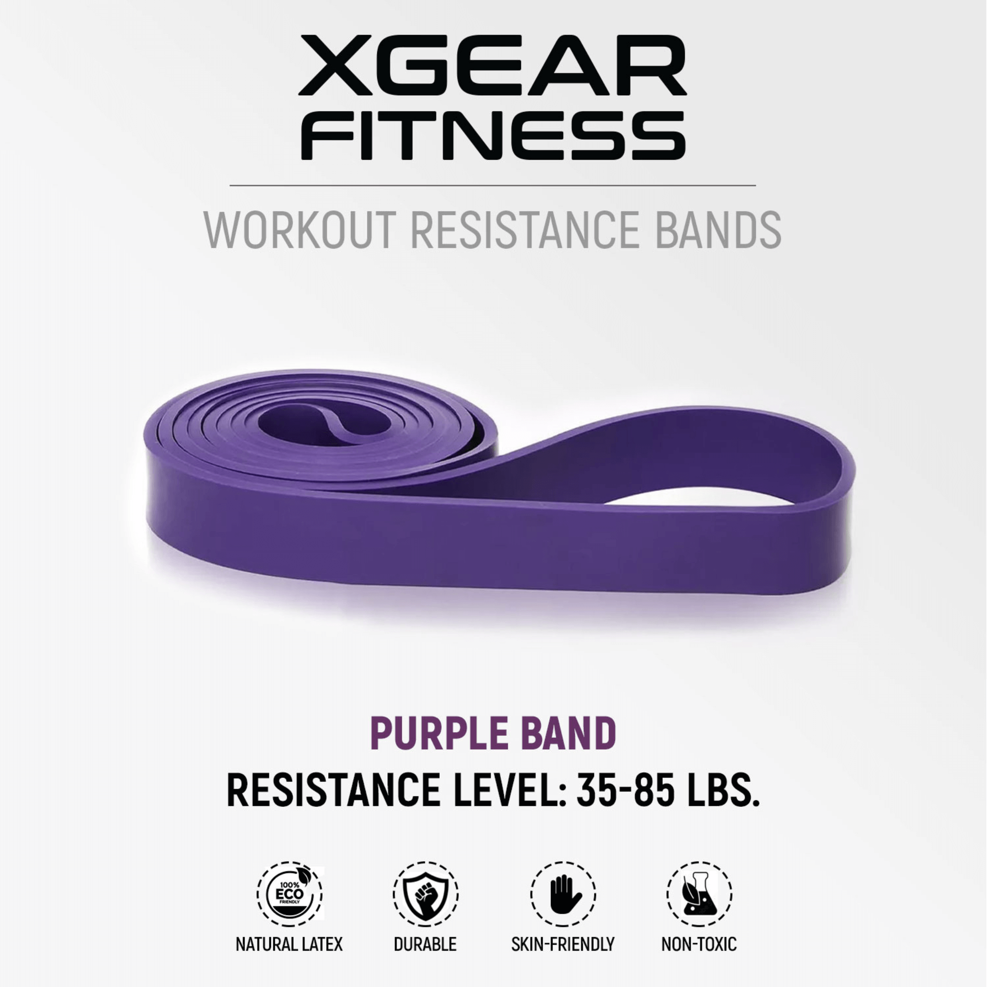XGear Fitness XG-PRO Heavy Duty Exercise Resistance Bands Jupiter Gear Home