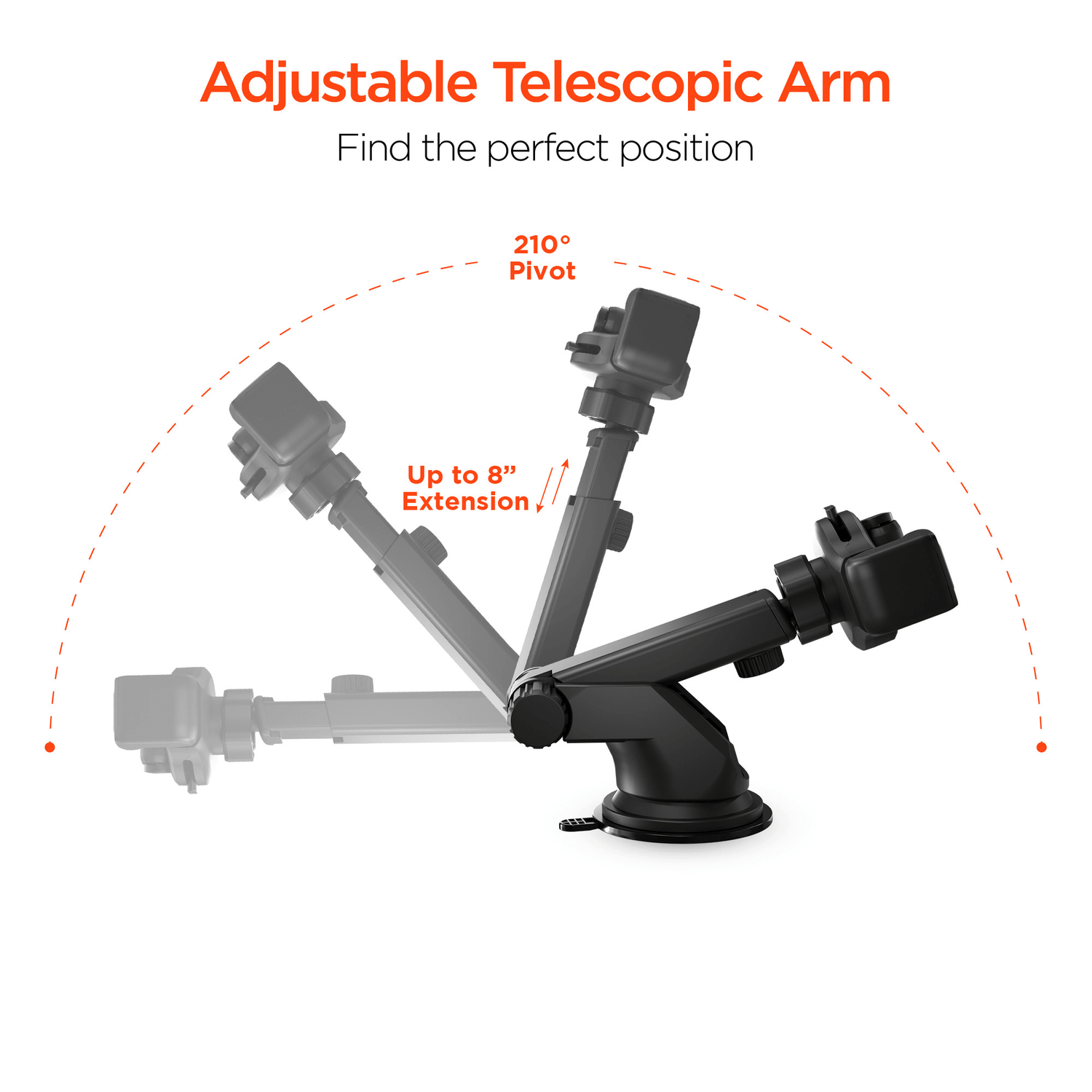 HyperGear Roller Grip Phone Mount Kit Jupiter Gear Home