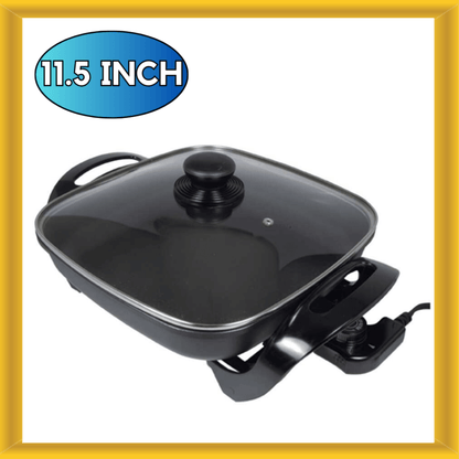 Better Chef 12" Non-Stick Electric Skillet with Glass Lid Jupiter Gear Home